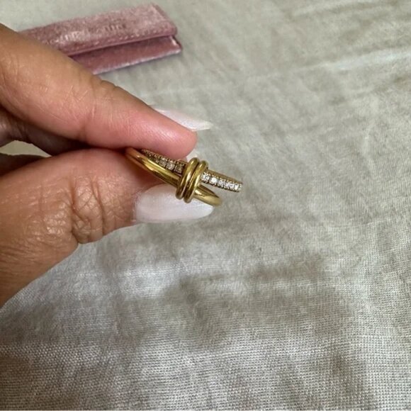 Spinelli Ring in 18k gold and diamonds Size: 8 - Picture 4 of 6